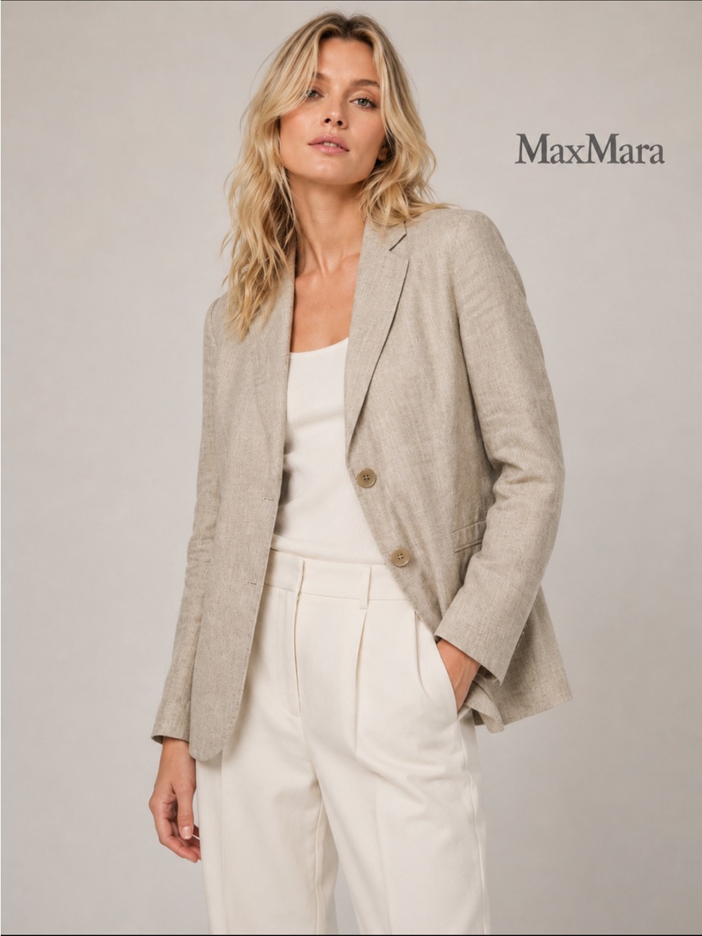 MAX MARA, linen blazer!